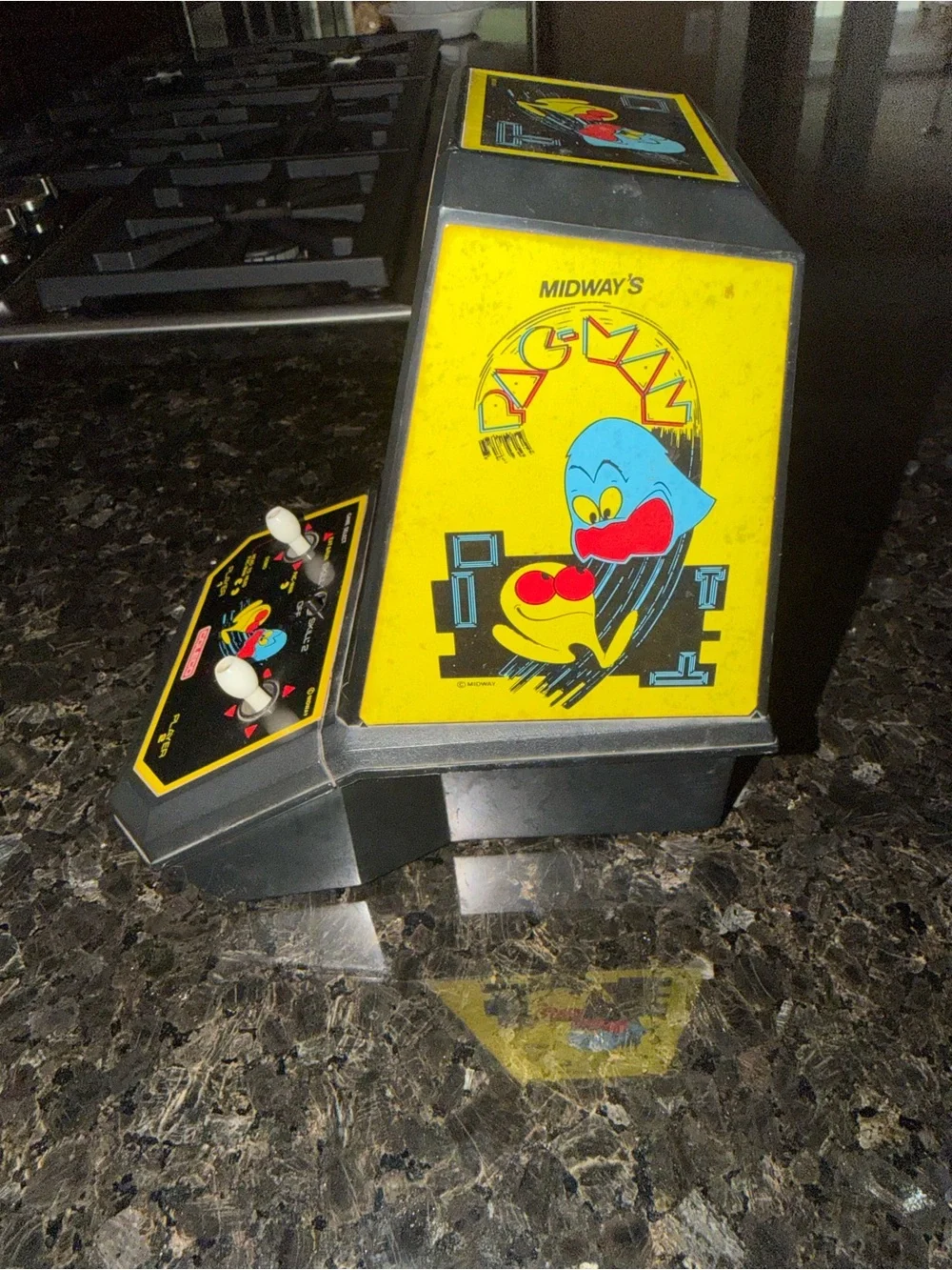 Vintage 1981 PAC- Man Tabletop Arcade Game - Black